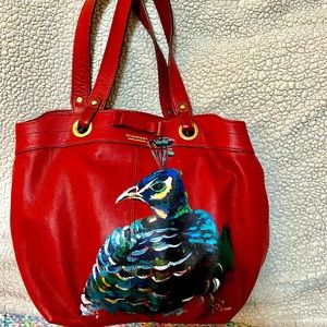 Custom painted Authentic Burberry Shoulder Bag